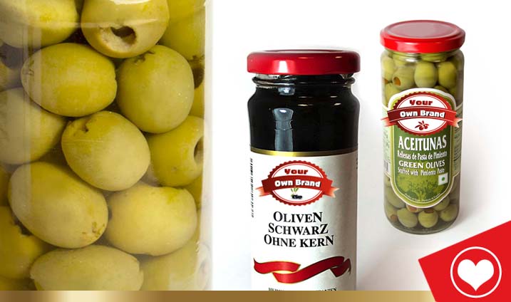 PRIVATE LABEL OLIVES